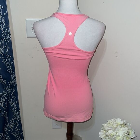 Lululemon Cool Racerback Reversible Coral Pink Tank Top FLAW - Picture 3 of 9